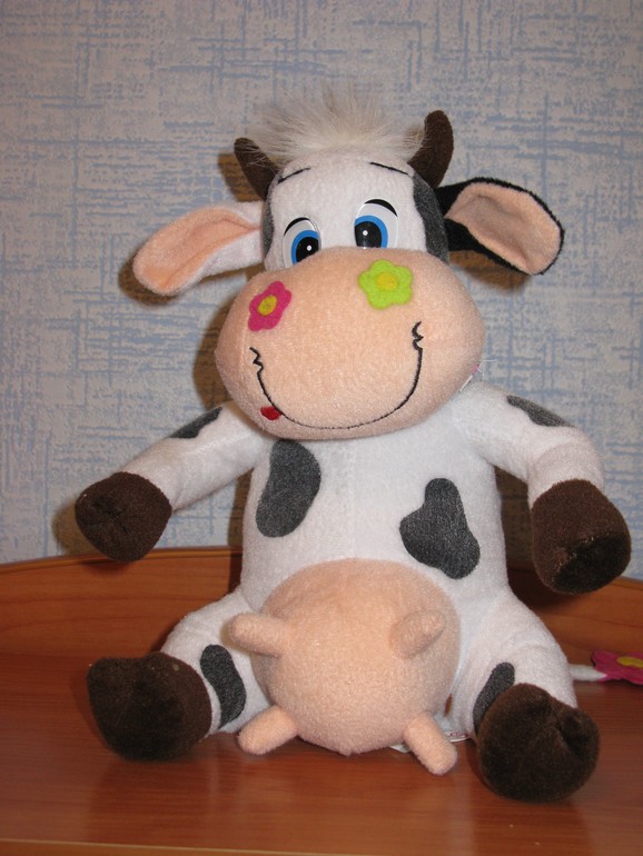 Торт "Корова в ромашках"