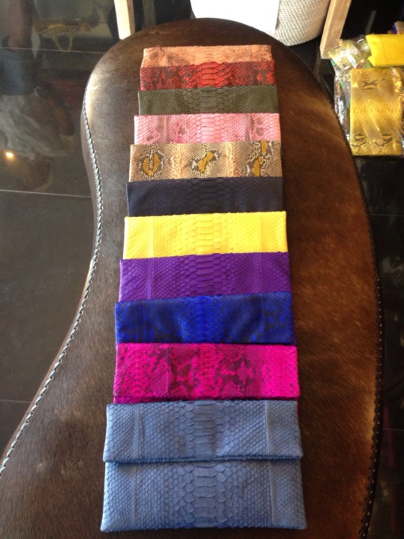 Сумки/клатчи с Бали из кожи питона