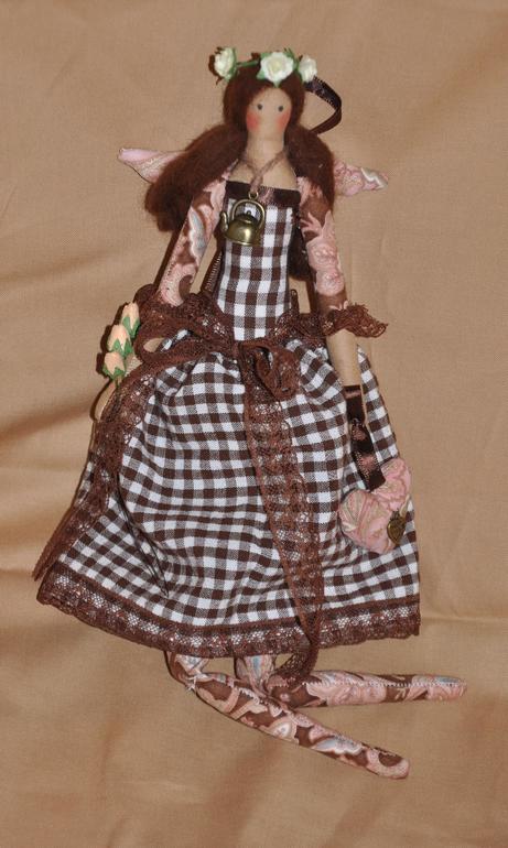 Тильда Кухонная Фея (шоколад+карамель)