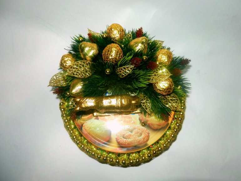 Новогодний тортик с лошадкой