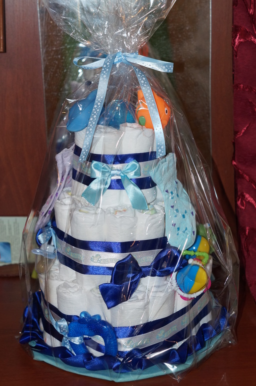 Делаю торы из памперсов))