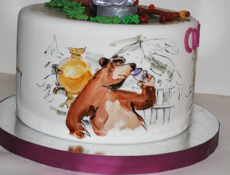 Торт Маша и Медведь