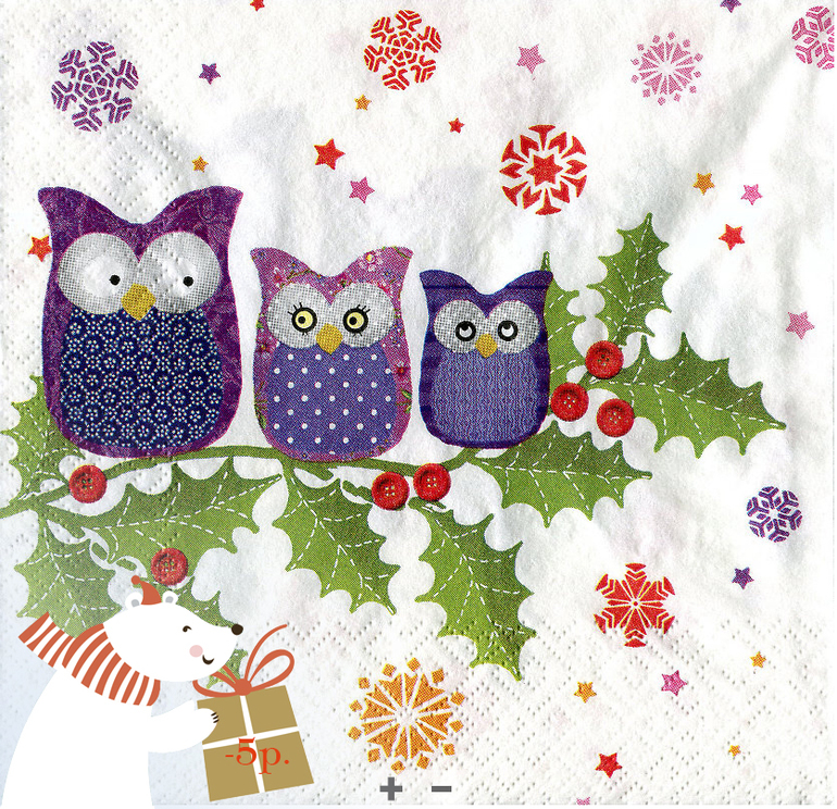НОВОГОДНИЕ СКИДКИ!!! Ткани для тильд и творчества! Германия! СОВЫ! ВСЁ В НАЛИЧИИ!!!