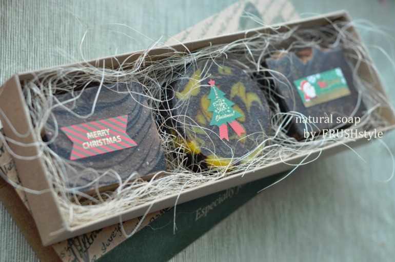 Новогоднии мыльные наборы