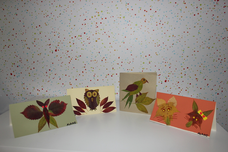 Наши осенние открыточки