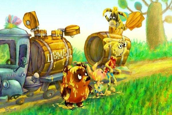 Герои мультфильмов в необычных ролях