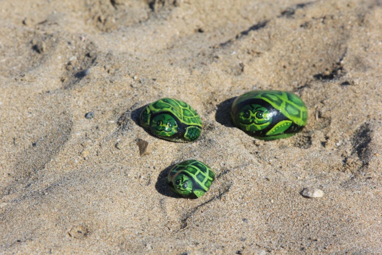 Расписные камушки