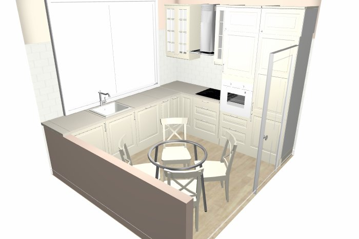 Девочки,посоветуйте пожалуйста по проекту кухни,уже прям голову сломала(((((