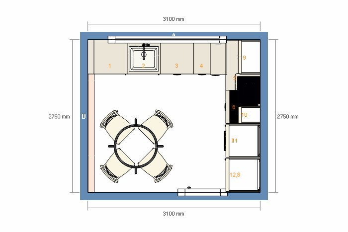 Девочки,посоветуйте пожалуйста по проекту кухни,уже прям голову сломала(((((