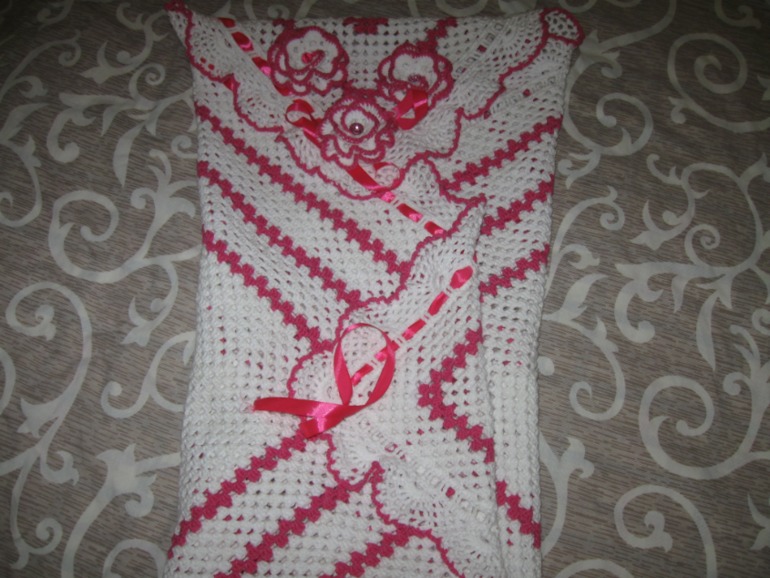 Пледик в подарок племяшке!!!