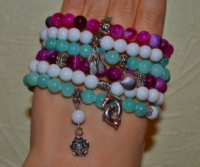 Браслеты ручной работы из полудрагоценных камней. Браслеты есть в наличии и под заказ!!!