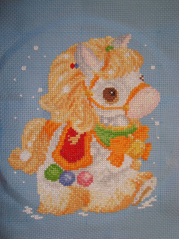 Новогодняя лошадка