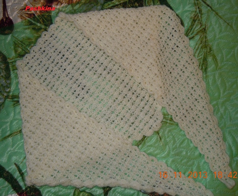 Ажурный бактус крючком