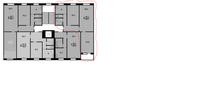 Кто делал перепланировку в такой квартирке? Плиз, идеи!!!