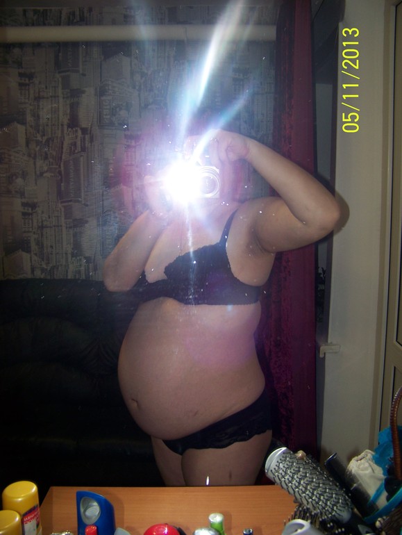 Большой пуз 35 недель