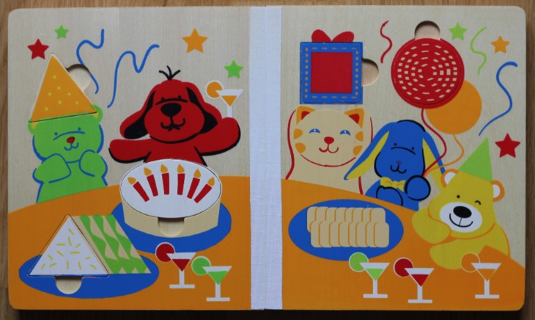 наши пазлы в 2 - 2,5 года