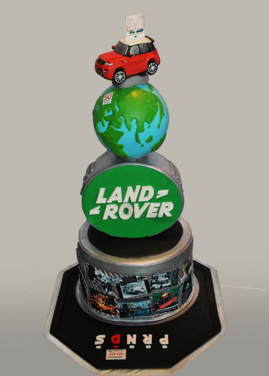 Мой Конкурсный торт к открытию ЯГУАР ЛЭНД РОВЕР РОЛЬФ Ясенево и 65-летию компании LAND ROVER