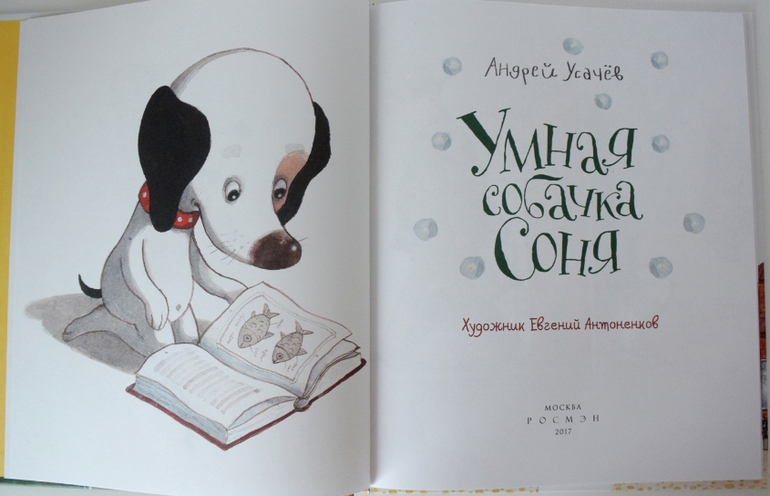 Книга умная собачка соня с картинками