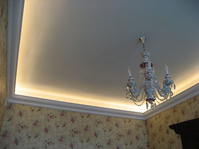 Подсветка потолка