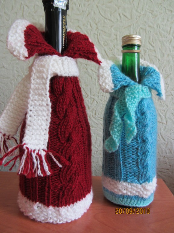 Украшение на бутылку