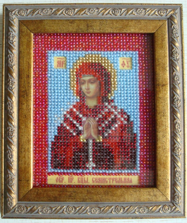 Два варианта иконы Семистрельная