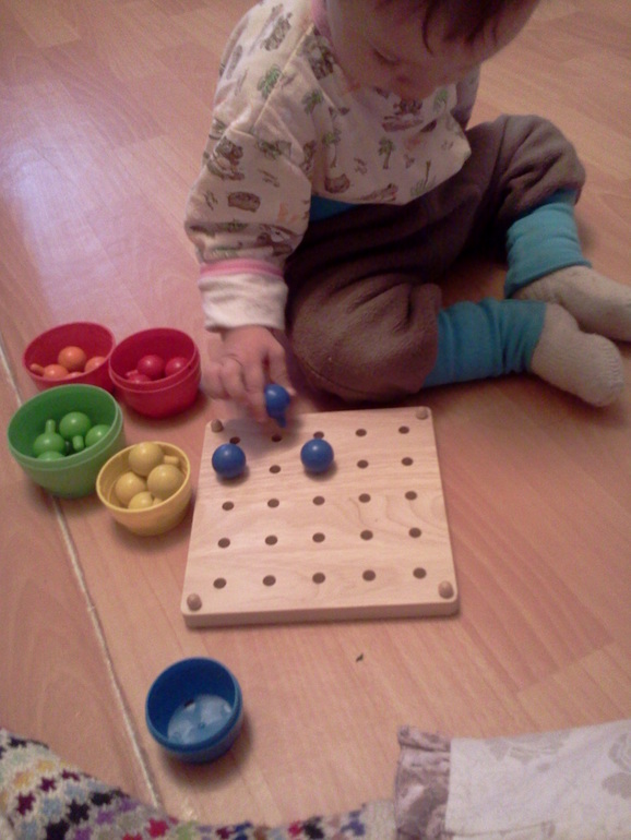 Мозаика Plan toys. Начало