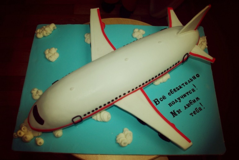 Торт самолет