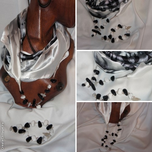 Шейное украшение. Ручная работа.