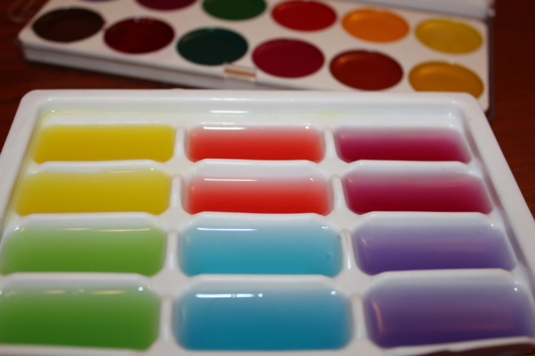 Ледяные украшения на ёлочку