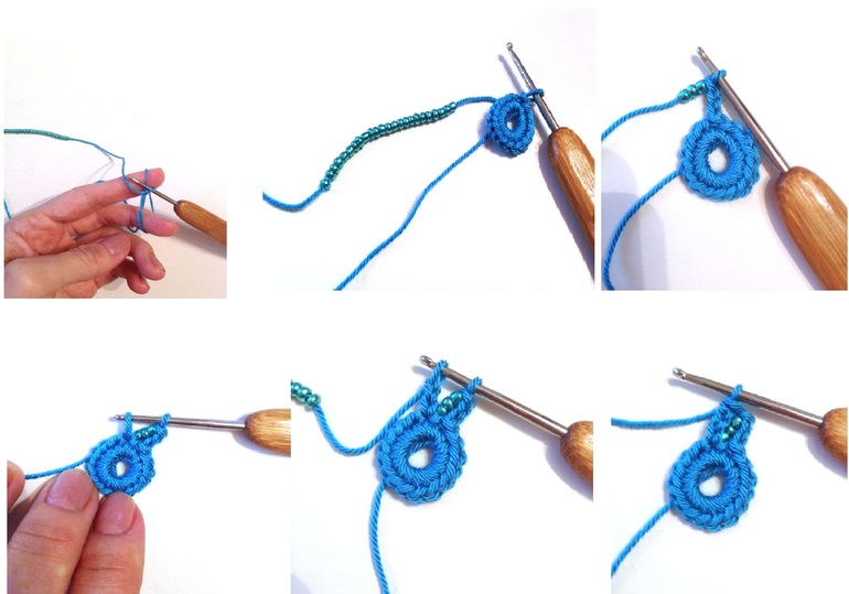 Длинный жилет из квадратных мотивов