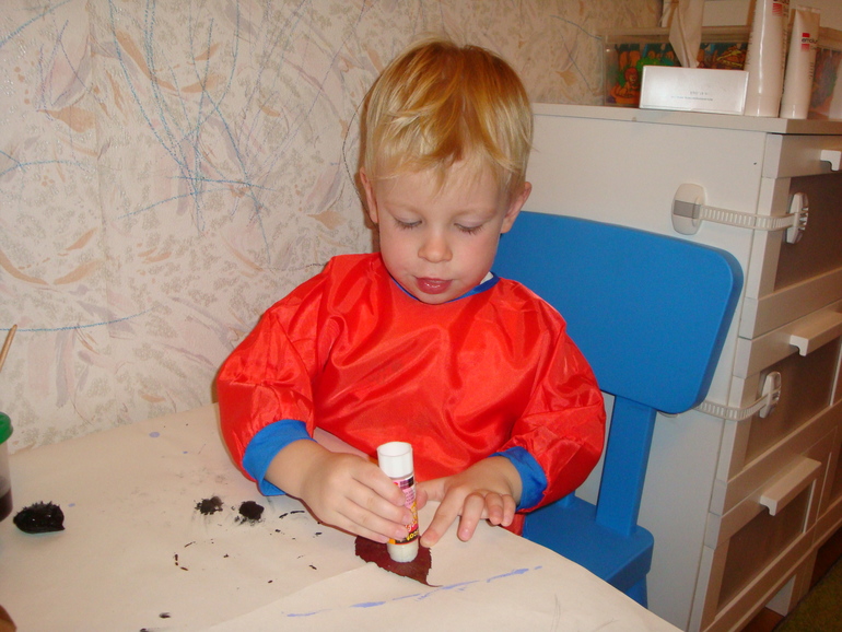 Первая поделка в садик