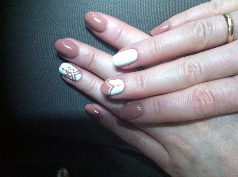 Сливочные узоры