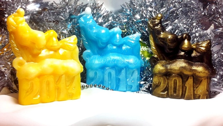 Новогодние мои мыльца