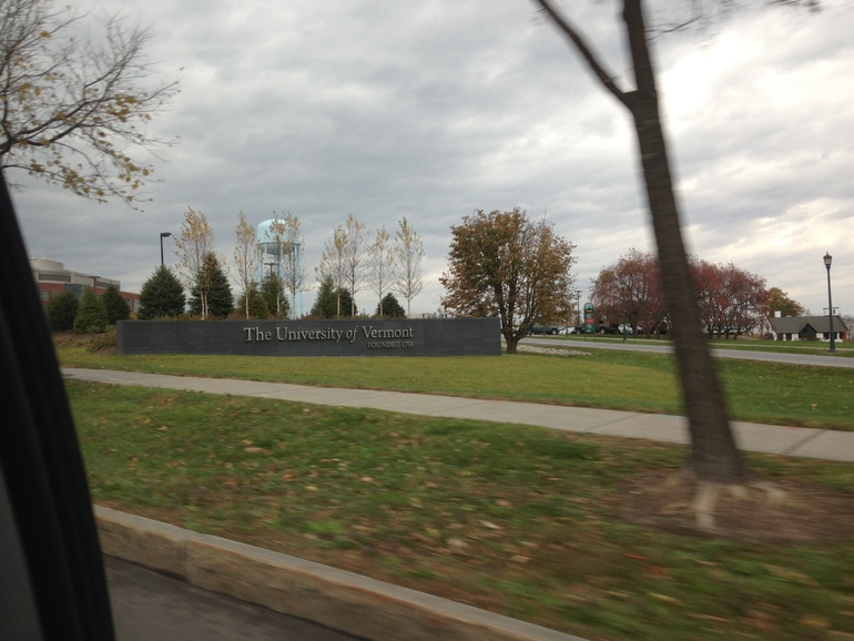 Montreal-Burlington. 22 октября 2013. Телефонофото.