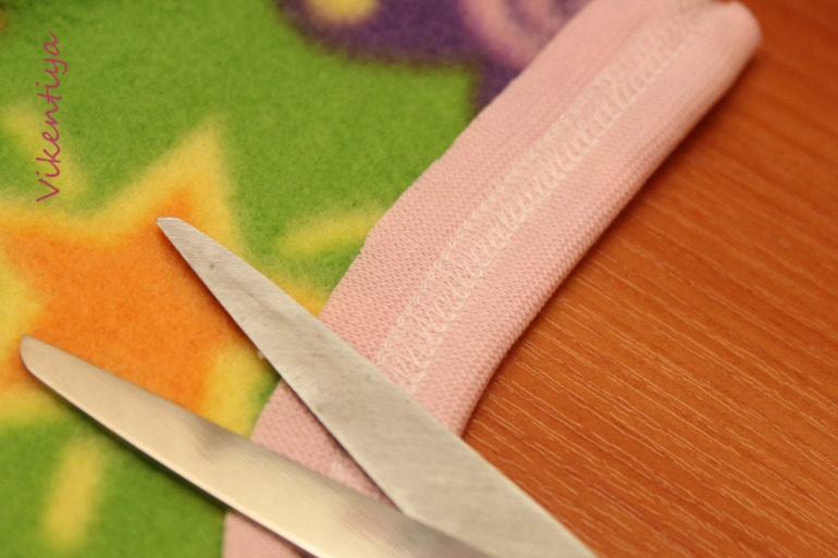 МК по пошиву простой жилетки из флиса.