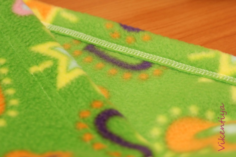 МК по пошиву простой жилетки из флиса.