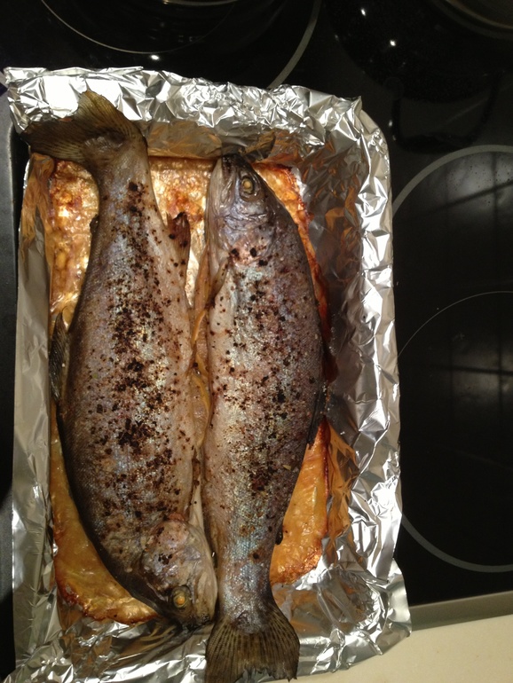 Форель запеченная !
