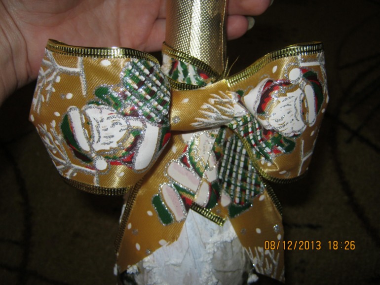 Мои первые новогодние бутылочки