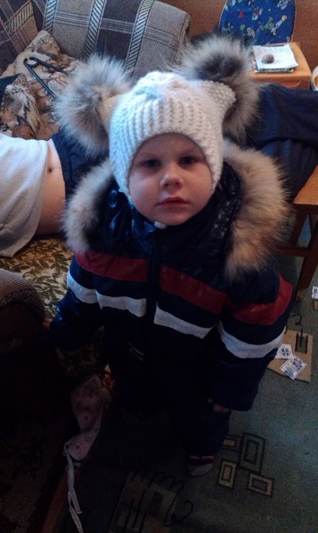 зимняя с "рожками-бумбошками"