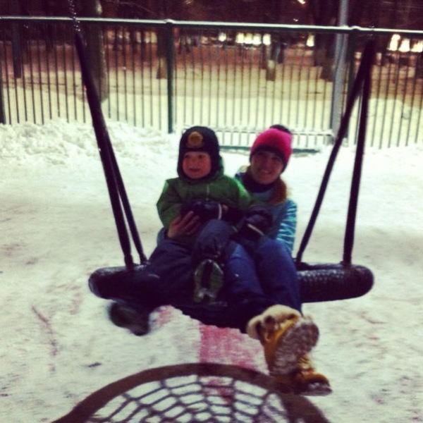 Первый опыт конькобежца!