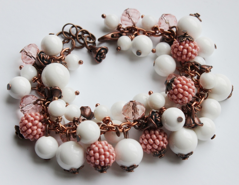 Браслет "Кремово-белый"