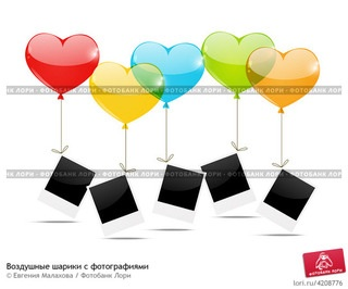 Фотографии на воздушных шариках