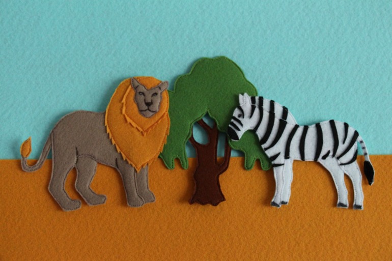 Игры на ковролинографе. Африканские животные.