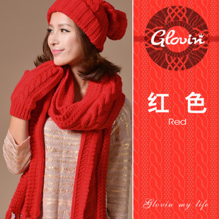 Комплект шапочка+шарф+варежки!