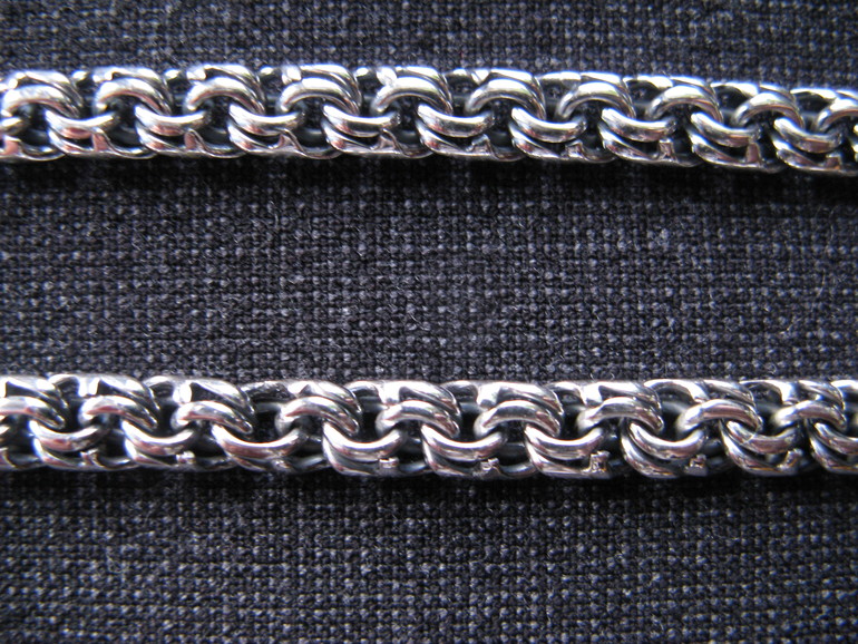 Цепочки и браслеты из серебра