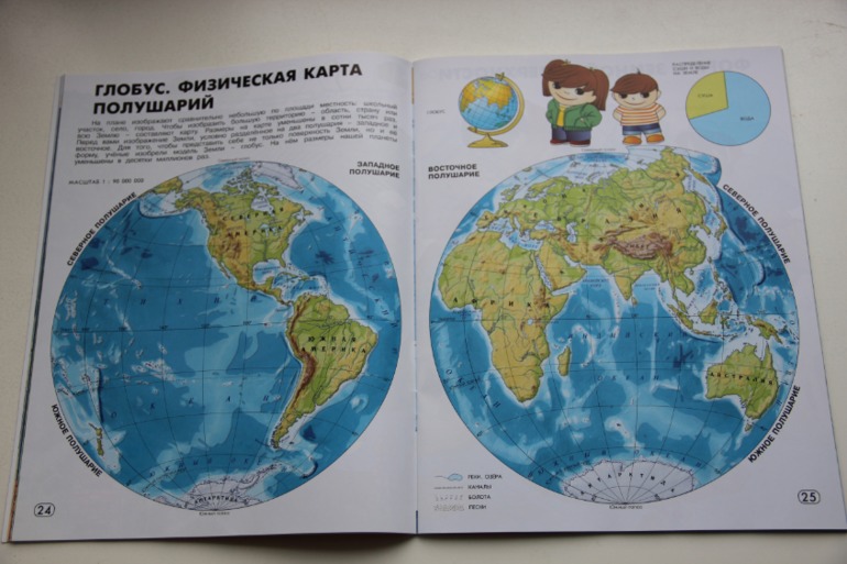 Географический атлас: Мир и Человек