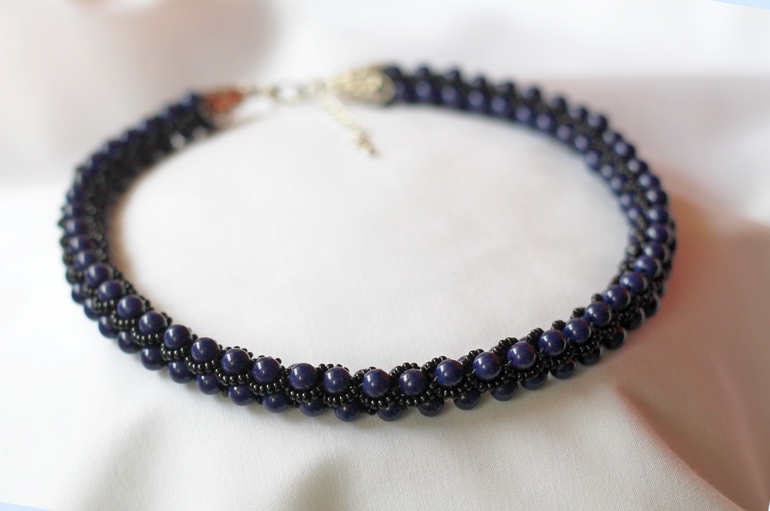 Новые колье в технике "турецкий жгут".