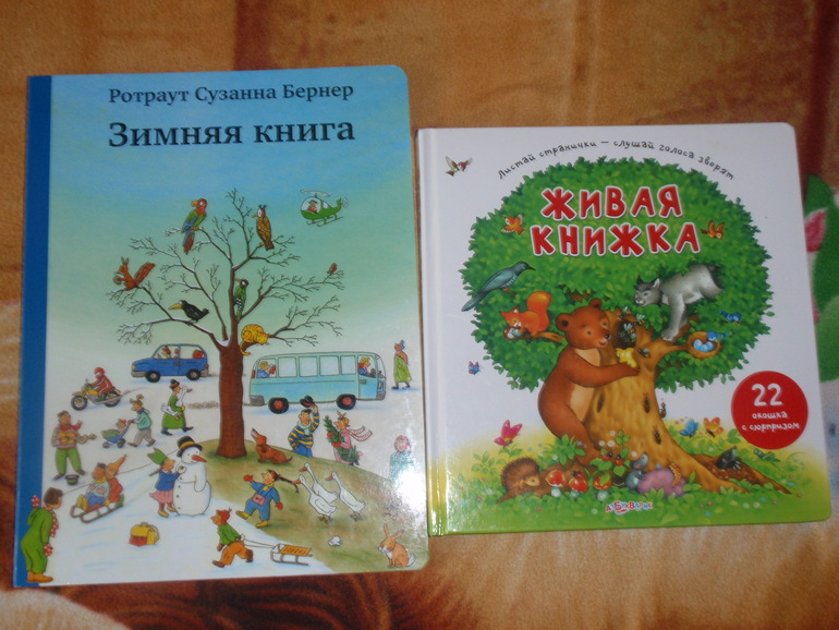 наше книжконе осеннее пополнение (в 1 год и 2-3 месяца)