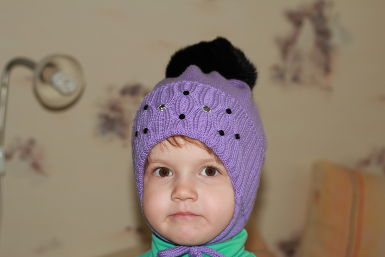 Фиолетттт....довязала всё таки.