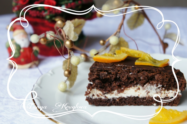 СамыйПресамыйНовогодний торт!)))